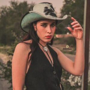 sombrero trompo pelo de becerro autentico